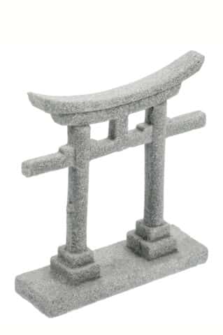 Miniature Sandstone Torii Gate for Bonsai Zen Garden